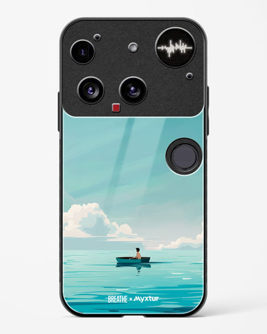 Ocean Calm [BREATHE] Glass Case Phone Cover (Nothing)
