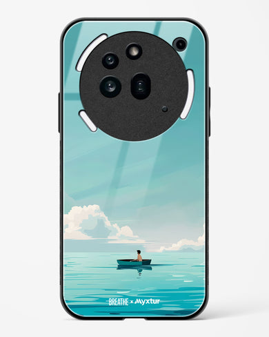 Ocean Calm [BREATHE] Glass Case Phone Cover (Nothing)