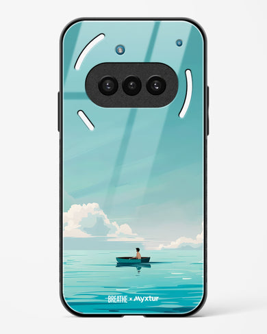 Ocean Calm [BREATHE] Glass Case Phone Cover (Nothing)