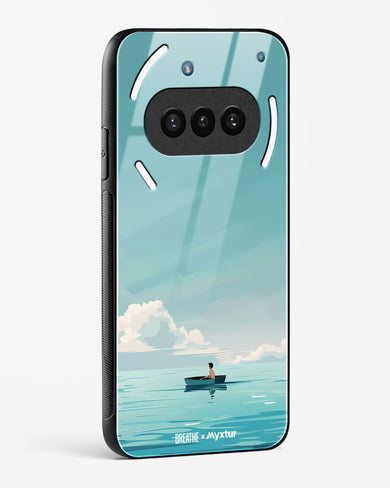 Ocean Calm [BREATHE] Glass Case Phone Cover (Nothing)