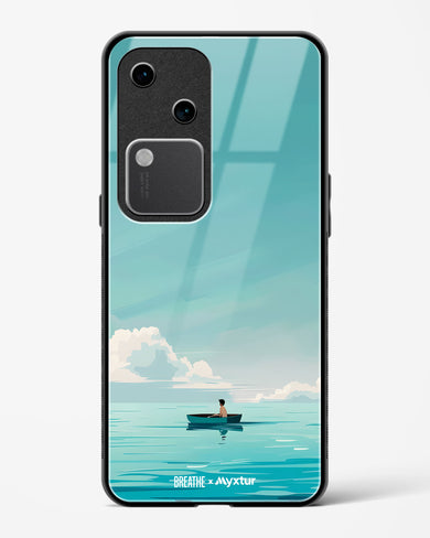 Ocean Calm [BREATHE] Glass Case Phone Cover (Vivo)
