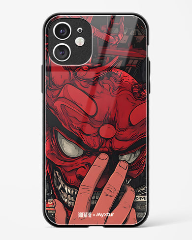 Oni Mask [BREATHE] Glass Case Phone Cover (Apple)