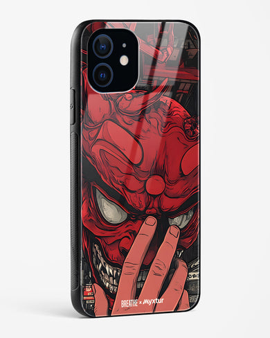 Oni Mask [BREATHE] Glass Case Phone Cover (Apple)