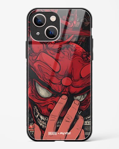 Oni Mask [BREATHE] Glass Case Phone Cover (Apple)