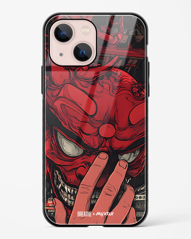 Oni Mask [BREATHE] Glass Case Phone Cover (Apple)