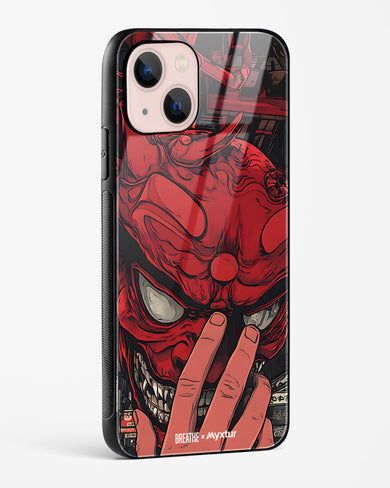 Oni Mask [BREATHE] Glass Case Phone Cover (Apple)