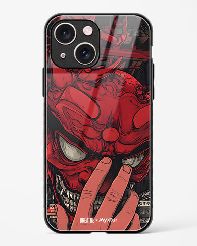 Oni Mask [BREATHE] Glass Case Phone Cover (Apple)