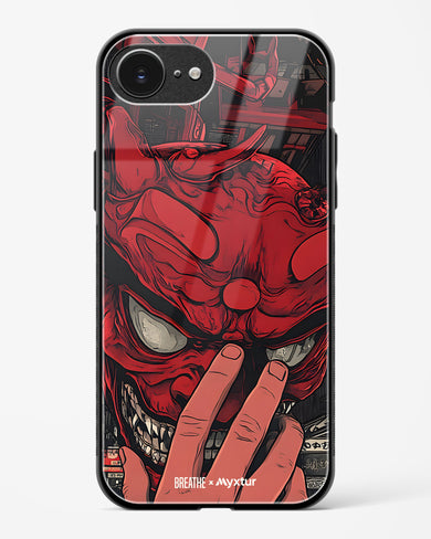 Oni Mask [BREATHE] Glass Case Phone Cover (Apple)