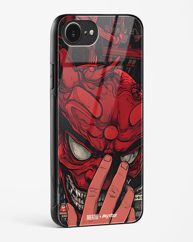 Oni Mask [BREATHE] Glass Case Phone Cover (Apple)