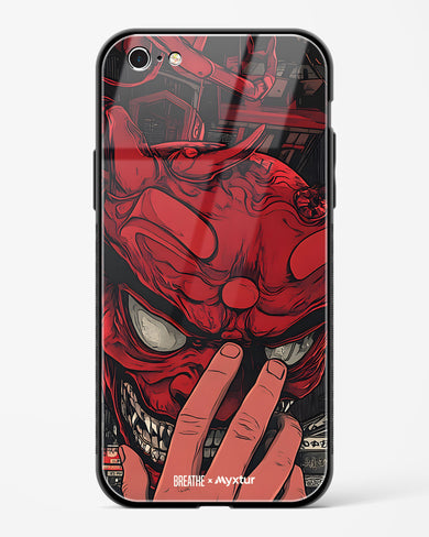 Oni Mask [BREATHE] Glass Case Phone Cover (Apple)