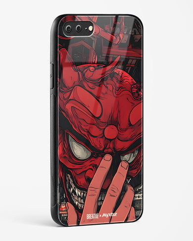 Oni Mask [BREATHE] Glass Case Phone Cover (Apple)