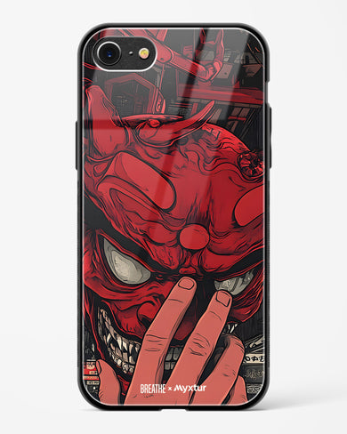 Oni Mask [BREATHE] Glass Case Phone Cover (Apple)