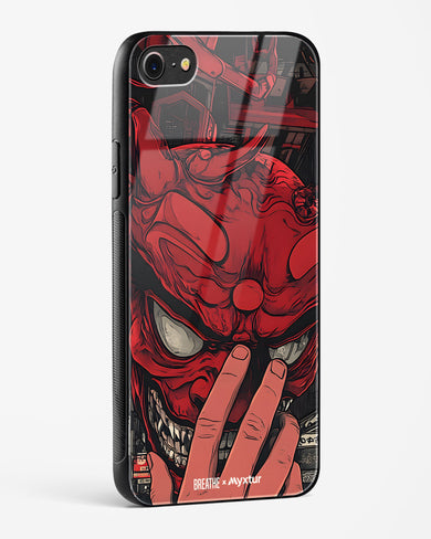 Oni Mask [BREATHE] Glass Case Phone Cover (Apple)