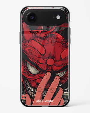 Oni Mask [BREATHE] Glass Case Phone Cover (Apple)