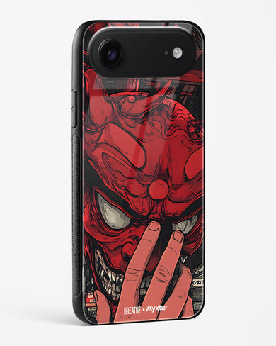 Oni Mask [BREATHE] Glass Case Phone Cover (Apple)