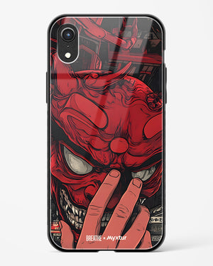 Oni Mask [BREATHE] Glass Case Phone Cover (Apple)