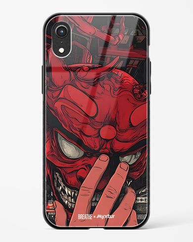 Oni Mask [BREATHE] Glass Case Phone Cover (Apple)