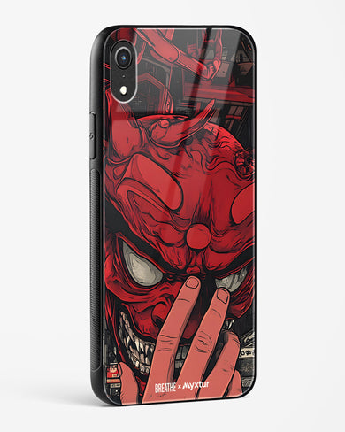 Oni Mask [BREATHE] Glass Case Phone Cover (Apple)