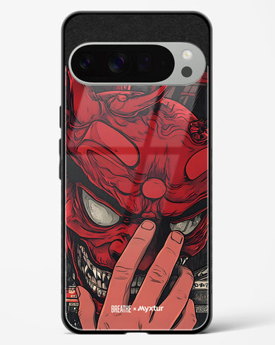 Oni Mask [BREATHE] Glass Case Phone Cover (Google)