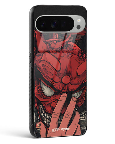 Oni Mask [BREATHE] Glass Case Phone Cover (Google)