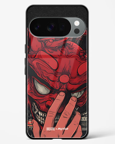 Oni Mask [BREATHE] Glass Case Phone Cover (Google)