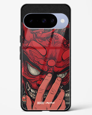 Oni Mask [BREATHE] Glass Case Phone Cover (Google)