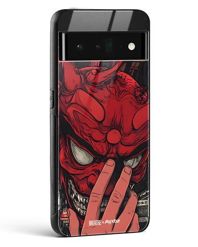 Oni Mask [BREATHE] Glass Case Phone Cover (Google)