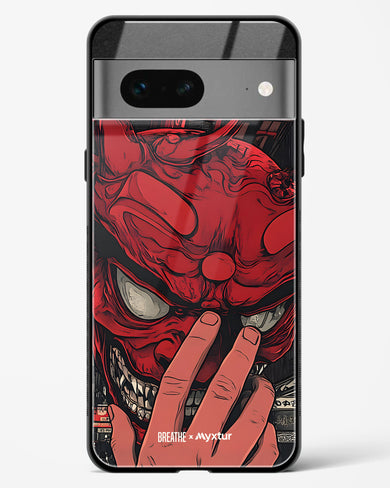 Oni Mask [BREATHE] Glass Case Phone Cover (Google)