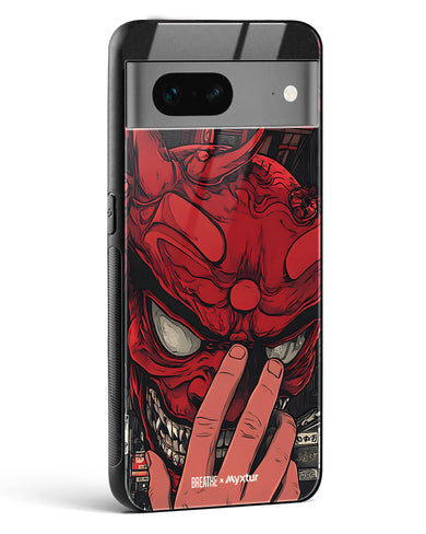 Oni Mask [BREATHE] Glass Case Phone Cover (Google)