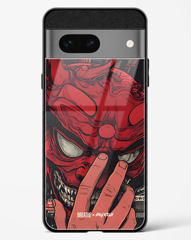 Oni Mask [BREATHE] Glass Case Phone Cover (Google)