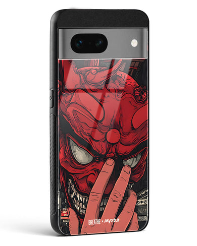 Oni Mask [BREATHE] Glass Case Phone Cover (Google)