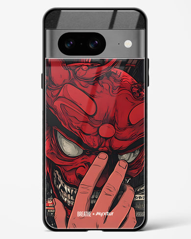 Oni Mask [BREATHE] Glass Case Phone Cover (Google)