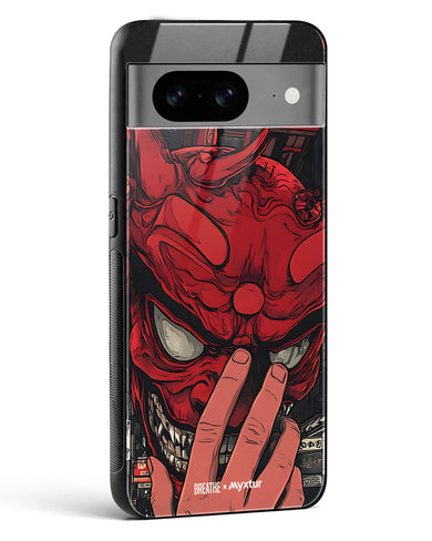 Oni Mask [BREATHE] Glass Case Phone Cover (Google)