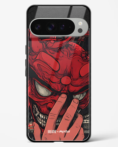 Oni Mask [BREATHE] Glass Case Phone Cover (Google)