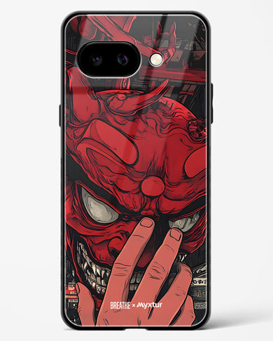Oni Mask [BREATHE] Glass Case Phone Cover (Google)