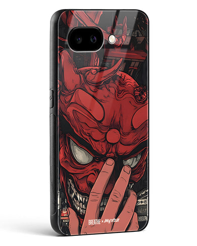 Oni Mask [BREATHE] Glass Case Phone Cover (Google)