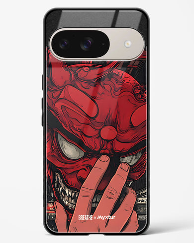 Oni Mask [BREATHE] Glass Case Phone Cover (Google)