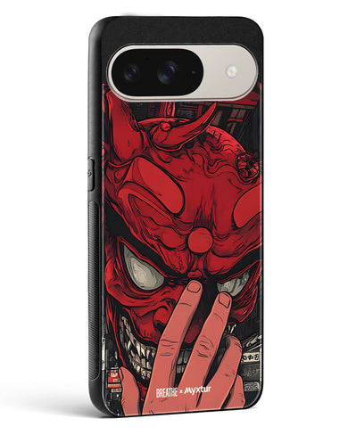 Oni Mask [BREATHE] Glass Case Phone Cover (Google)