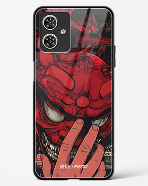 Oni Mask [BREATHE] Glass Case Phone Cover (Motorola)