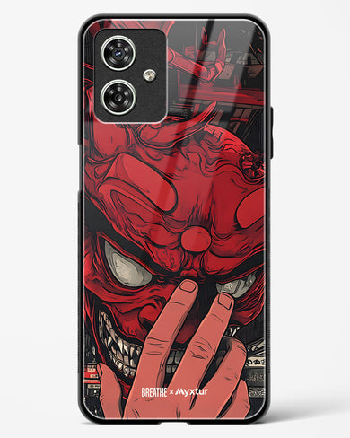 Oni Mask [BREATHE] Glass Case Phone Cover (Motorola)