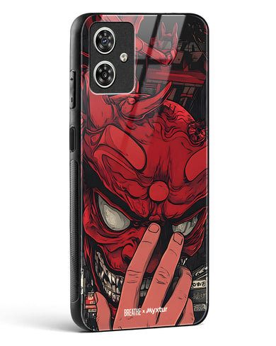 Oni Mask [BREATHE] Glass Case Phone Cover (Motorola)