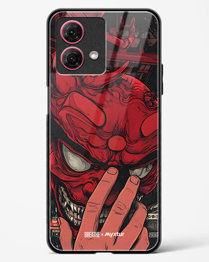 Oni Mask [BREATHE] Glass Case Phone Cover (Motorola)