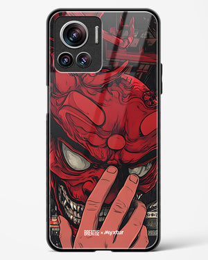 Oni Mask [BREATHE] Glass Case Phone Cover (Motorola)