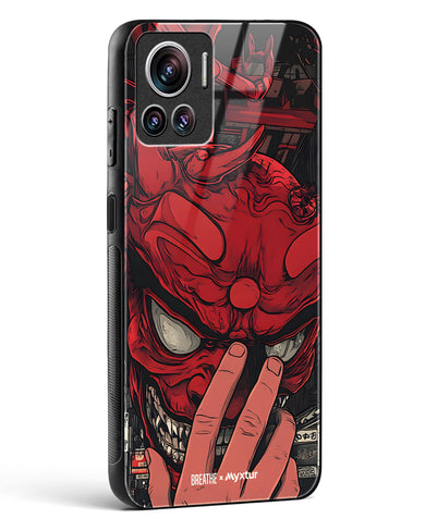 Oni Mask [BREATHE] Glass Case Phone Cover (Motorola)