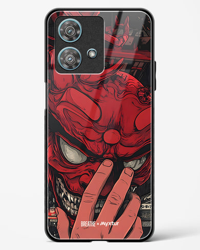 Oni Mask [BREATHE] Glass Case Phone Cover (Motorola)