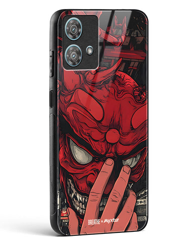 Oni Mask [BREATHE] Glass Case Phone Cover (Motorola)