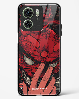 Oni Mask [BREATHE] Glass Case Phone Cover (Motorola)