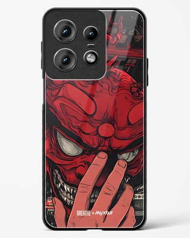 Oni Mask [BREATHE] Glass Case Phone Cover (Motorola)
