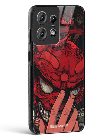 Oni Mask [BREATHE] Glass Case Phone Cover (Motorola)