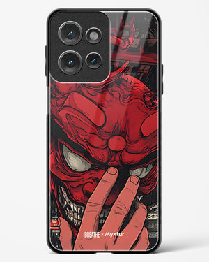 Oni Mask [BREATHE] Glass Case Phone Cover (Motorola)